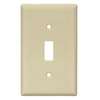 WALL PLATE 1 GNG TGL NYLN IVRY - Case of 10
