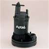 Flotec FP0S1250X-08 Submersible Utility Pump, 115 V, 0.166 hp, 1 in Outlet, 1200 gph, Thermoplastic