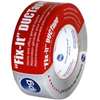 IPG 6945 Duct Tape, 45 yd L, 1.88 in W, Poly-Coated Cloth Backing, Silver