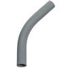 Carlon UA7AHR-CTN Elbow, 1-1/2 in Trade Size, 45 deg Angle, SCH 40 Schedule Rating, PVC, Plain End, Gray