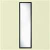 MIRROR DOOR FRAMED BLK 13X49IN - Case of 10