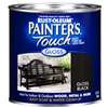 Rust-Oleum 1979730 Enamel Paint, Water Base, Gloss Sheen, Black, 0.5 pt, Can, 120 sq-ft Coverage Area
