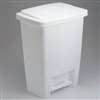 Rubbermaid FG284187WHT Series Waste Basket, 11 in L, 14 in W, 8.25G/33 qt Capacity, Plastic, White