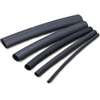 Gardner Bender HST-250 Heat Shrink Tubing, 1/4 to 1/8 in Dia, 4 in L, Polyolefin, Black