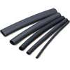Gardner Bender HST-500 Heat Shrink Tubing, 1/2 to 1/4 in Dia, 4 in L, Polyolefin, Black