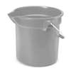 BUCKET 14QT GRAY ROUND - Case of 6