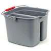 17Quart Gray Double Pail - Case of 6