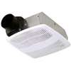 Air King AS70 Economical Exhaust Fan, 7-1/4 in L, 7-1/4 in W, 0.9 A, 120 V, 1-Speed, 70 cfm Air, Metal, White