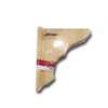 BRACKET SHELF 9-3/4X13IN PINE - Case of 10