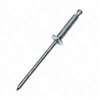 Arrow RSA1/8IP Pop Rivet, Short, 1/8 in Grip, 1/8 in L, Aluminum, Silver, 100/PK