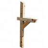 UFP 106053 Mailbox Post, 4 in L, 4 in W, 72 in H, Wood