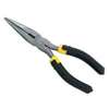 STANLEY 84-032 Nose Plier, 8 in OAL, Black/Yellow Handle, Ergonomic Handle, 15/16 in W Jaw, 2-29/64 in L Jaw