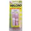VELCRO Brand 90079 Hook and Loop Fastener, 3/4 in W, 18 in L, Nylon, White, Rubber Adhesive