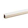 Wiremold B-1 Raceway Wire Channel, 5 ft L, 17/32 in W, 1 -Channel, Metal, Ivory