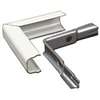 Wiremold B-8 Raceway Outside Elbow, Metal, Metal, Ivory