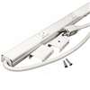 Wiremold Plugmold PM36C Cord Ended Strip, 6 ft L Cable, 6 -Socket, 15 A, 125 V, Ivory
