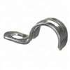 Halex 26154 1-Hole EMT Conduit Strap, 1-1/4 in, Steel, Galvanized, 4/BAG