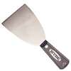 Hyde Black & Silver Series 02350 Wall Scraper, 3 in W Blade, HCS Blade, Nylon Handle, Interlock, Long Handle