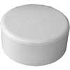 Canplas 193084S Pipe Cap, 4 in, Hub, PVC, White