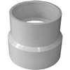 Canplas 193036 Sewer Adapter Coupling, 4 x 3 in, Hub, PVC, White