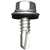 Acorn International SW-MM1412G250 Screw, #14 Thread, Hex Drive, Self-Drilling, Self-Tapping Point, Galvanized Steel, 250/BAG