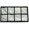 EssickAir 1051 Air Filter, 18-1/2 in L, 3/4 in W, Plastic Frame, White