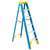 Werner 6006 Step Ladder, 6 ft H, Type I Duty Rating, Fiberglass, 250 lb, 5-Step, 10 ft Max Reach