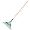 UnionTools 64430 Leaf Rake, Steel Tine, 22-Tine, Hardwood Handle, 48 in L Handle