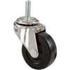 Shepherd Hardware 9194 Swivel Caster, Stem Mounting, 2-5/8 in H Dimensions, 2 in Dia Wheel, Rubber Wheel, 80 lb