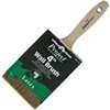 Linzer 3180-4 Paint Brush, Natural/Sable Brown, Wood Handle, 4 in W, 3-1/2 in L Bristle, Polyester Bristle