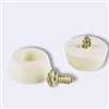 TIP LEG FURN 7/8IN WHT - Case of 6