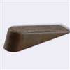 DOORSTOP WEDGE RUBBER BROWN - Case of 6