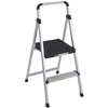 Cosco 11628ABK4 Folding Step Stool, 39.37 in H, 2-Step, 225 lb, Steel