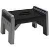 Cosco 11-903 BGR4 Folding Step Stool, 3.38 in H, 200 lb, Plastic, Black