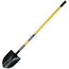 Ames 25332100 Shovel with Crimp Collar, 8-3/4 in W Blade, Steel Blade, Fiberglass Handle, 48 in L Handle