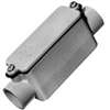 Carlon E987J-CAR Conduit Body, 2 in Hub, 10-5/16 in OAL, 3-15/32 in OAW, PVC, Gray