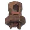 nVent ERICO ESB4/0 Split Bolt Connector, 1/0 Wire, Silicone Bronze Alloy, Bronze