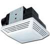 Air King BFQL70 Exhaust Fan, 0.5 A, 120 V, 70 cfm Air, 2 sones, LED Lamp, 4 in Duct, White