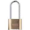 Master Lock 175DLH Padlock, Resettable Combination Key, 5/16 in Dia Shackle, 2-1/4 in H Shackle, Steel Shackle