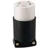 Eaton L530C Twist Lock Connector, 2-Pole, 30 A, 125/250 V, NEMA: NEMA L5-30, Black/White