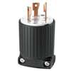 Eaton L630P Twist Lock Plug, 2-Pole, 30 A, 250 V, NEMA: NEMA L6-30, Black/White