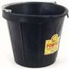 Fortex-Fortiflex N939-18 Rubber Pail, 18 qt Volume, Rubber, Black