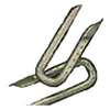 Rangemaster 7403 Fence Staple, 9 ga, Galvanized, 1-1/4 in L