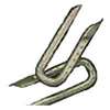 Rangemaster 7406 Series Fence Staple, 2 in L, Galvanized, 9 ga