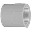 IPEX 035566 Adapter, 3 in, Socket x FNPT, PVC, White, SCH 40 Schedule, 260 psi Pressure