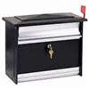 Gibraltar Mailboxes Mailsafe MSK00000 Mailbox, 840 cu-in, Aluminum, Black, 17.1 in W, 8.4 in D, 13.3 in H
