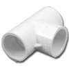 IPEX 035783 Tee, 4 in, Socket, PVC, White, SCH 40 Schedule, 220 psi Pressure