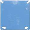 COVER BOX SQ PVC 2G BLANK BLUE