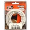 CCI 55669033 Primary Wire, 14 ga Wire, 60 VDC, Copper Conductor, White Sheath, 17 ft L