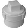 Canplas 193703AS Cleanout Body with Threaded Plug, 3 in, Spigot x FNPT, PVC, White